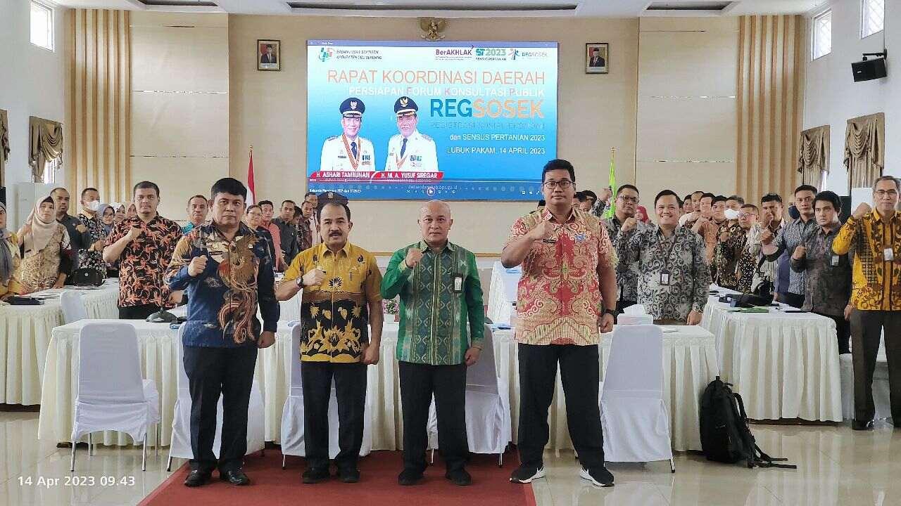 Rapat Koordinasi Daerah (Rakorda) Persiapan FKP Regsosek dan ST2023