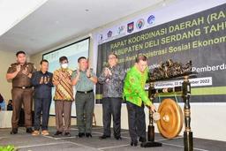 Rakorda Regsosek 2022 Kabupaten Deli Serdang