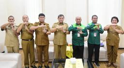 Audiensi Pelaksaaan FKP-Regsosek dan ST2023 di Kantor Bupati Deli Serdang